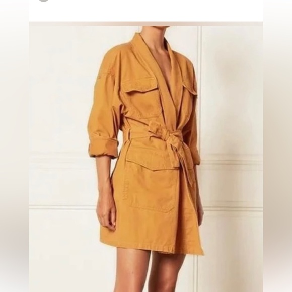 Boyish The Joaquin Kimono Blue Jacket Dress S NWT - Picture 7 of 12